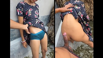 This sexy village girl was out for a stroll when a young man approached, struck by her beauty. Unable to resist, he took things further, exploring her intimately. She enjoyed every moment, finding it exhilarating.