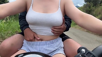 I love wearing sexy leather biker gear but forget to put on a bra. My client, DIDI, notices my missing bra and gets excited. Known for daring public encounters, DIDI’s bold energy drives us wild in this steamy HD video.