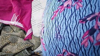 A Malayali house wife comes home and finds her step mother and step son having sex. She is shocked at first but then she joins in and gives the best blow job and rides him hard.