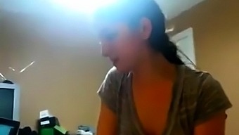 This amateur teen brunette loves to show off her body, flaunting her tight curves in front of the camera. She seduces her partner, taking control with intense passion and skill in a steamy, intimate encounter.