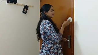 Desi maid arrived for her first assignment. The door opened, and a surprising sight greeted her. She was asked to undress; hesitation followed, but trust grew. A passionate encounter ensued, exploring various desires and leaving an unforgettable impression.